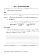 2018 Open Records Request form